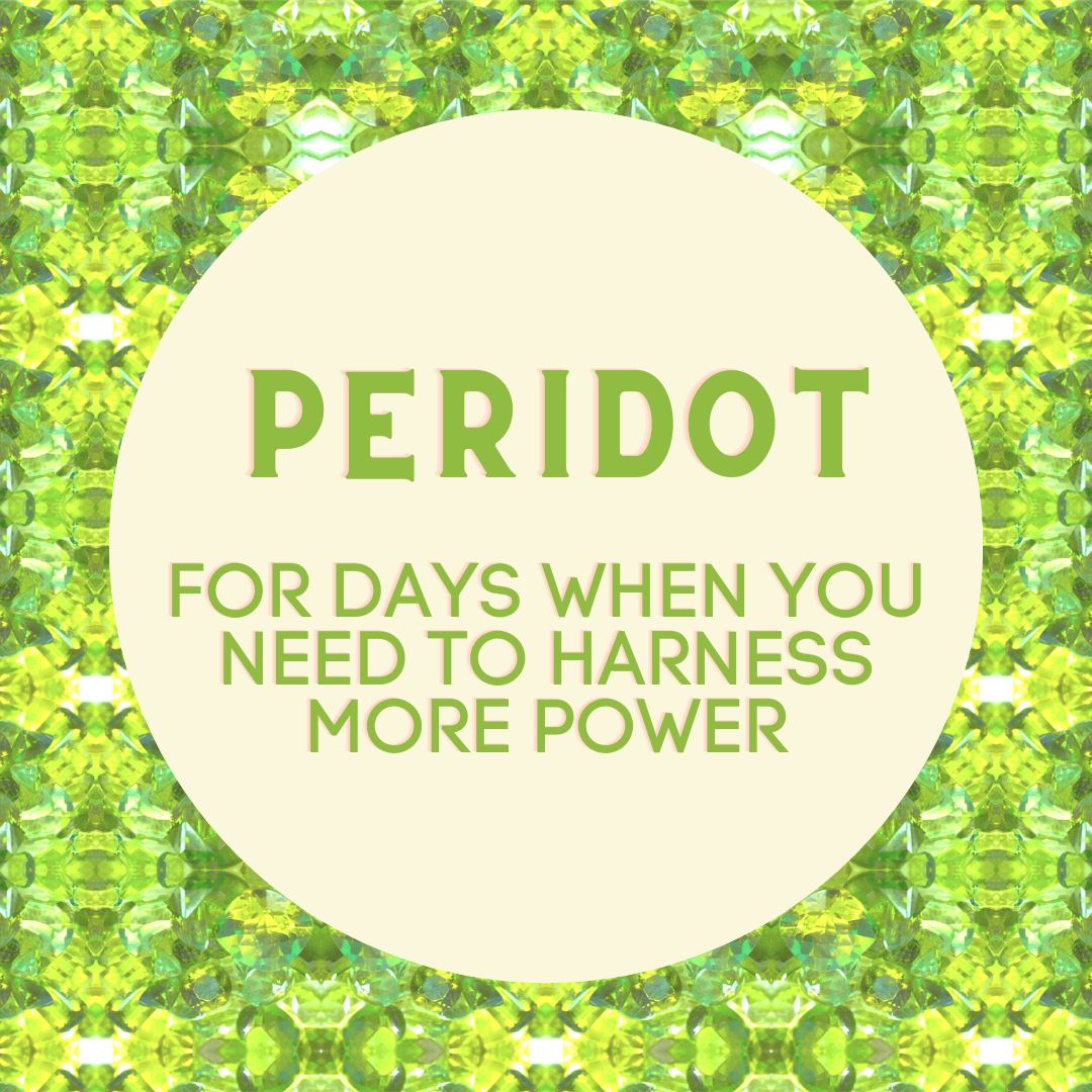 Peridot comes from Outer Space and Volcanoes?