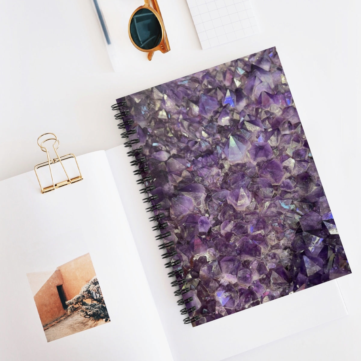 Amethyst Spiral Notebook