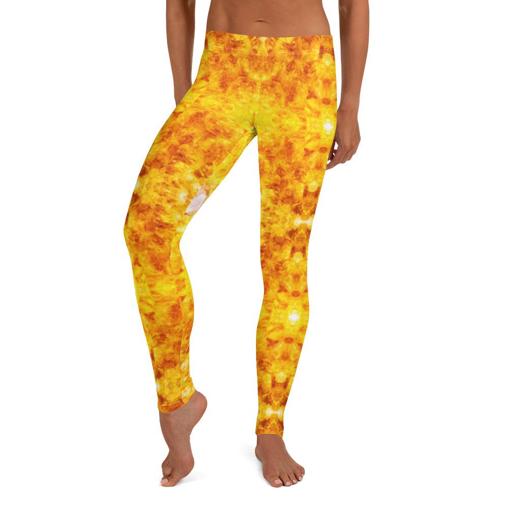 Lemon Citrine Mid-Rise Leggings