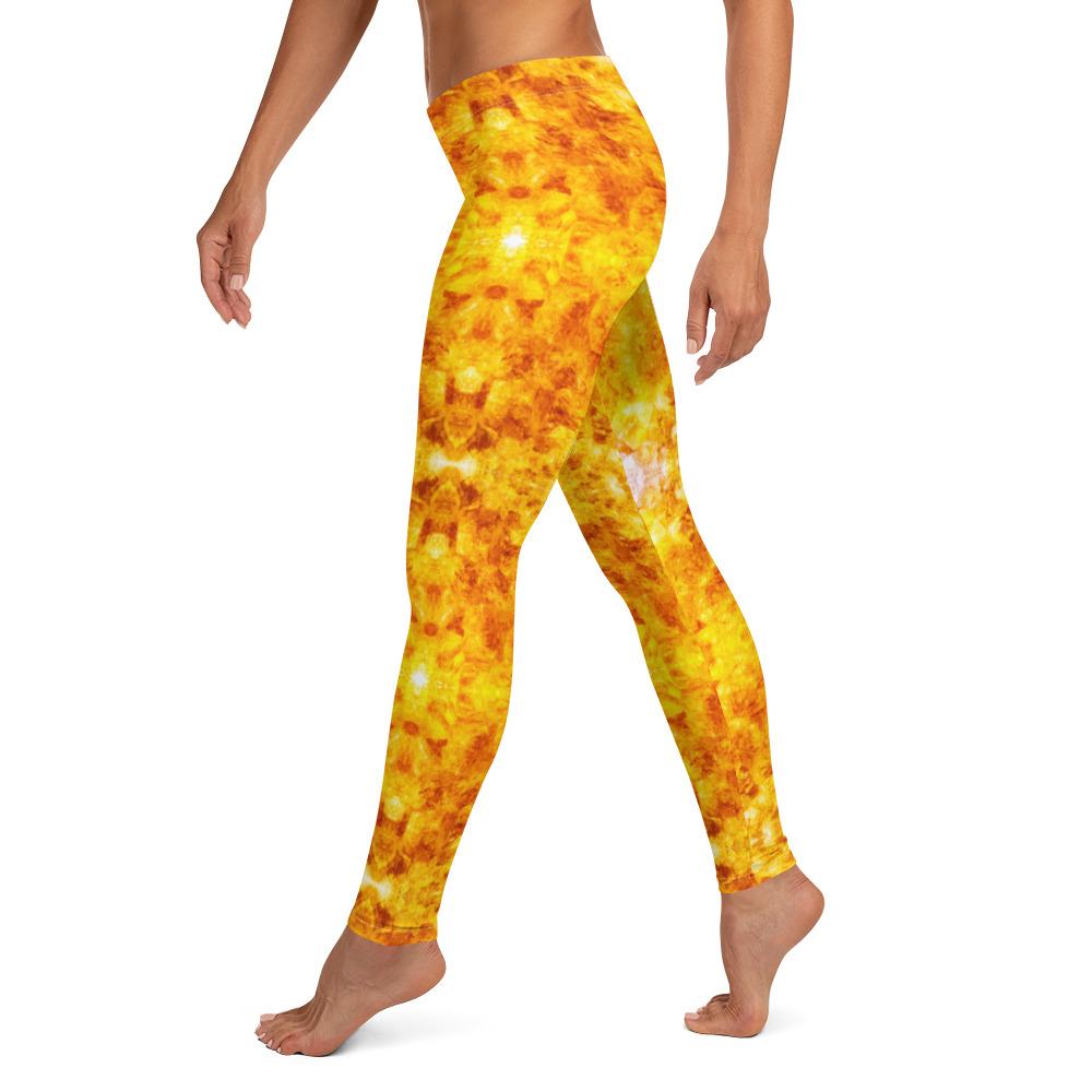 Lemon Citrine Mid-Rise Leggings