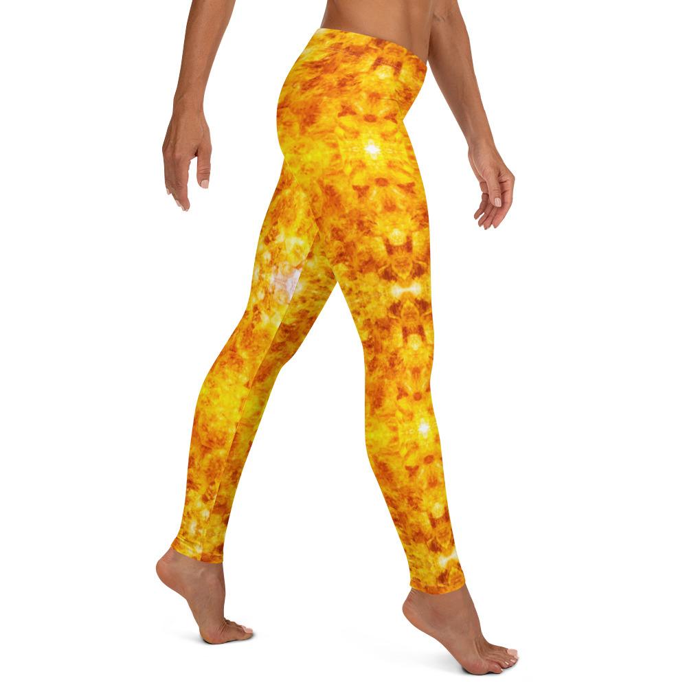 Lemon Citrine Mid-Rise Leggings