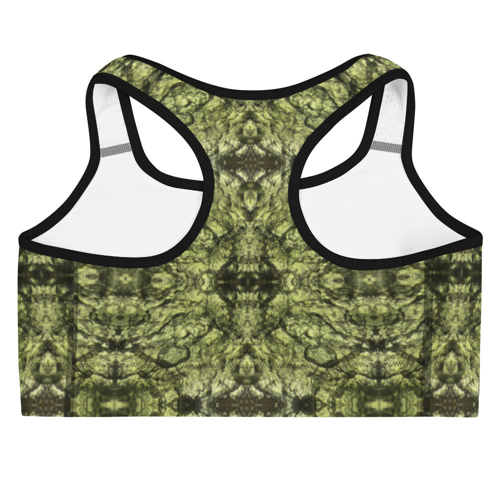 Moldavite Tektite Sports Bra