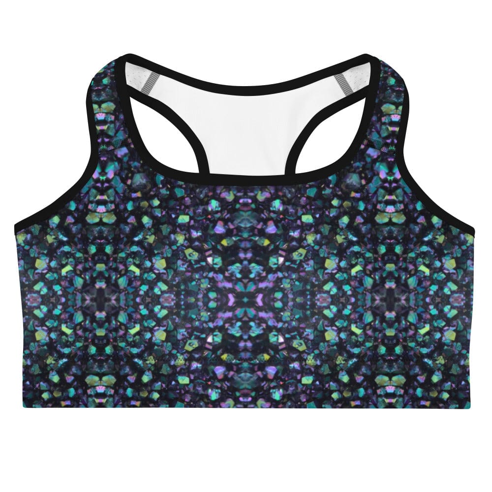 Drusy Quartz Sports Bra