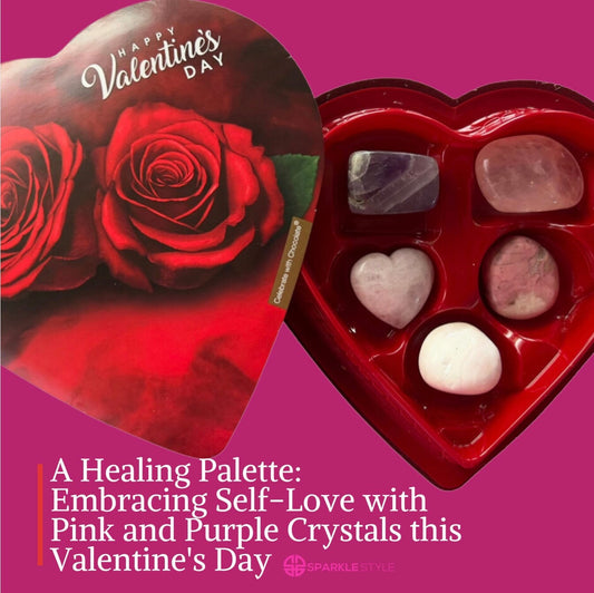 A Healing Palette: Embrace Self-Love with Pink and Purple Crystals this Valentine's Day