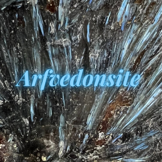 Arfvedsonite, a stone known for their energetic properties and ability to organize the mind.