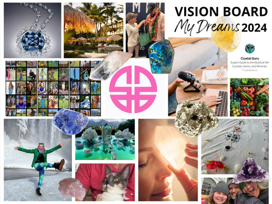 2024 Crystal Vision Board Guide: Manifest Your Dreams