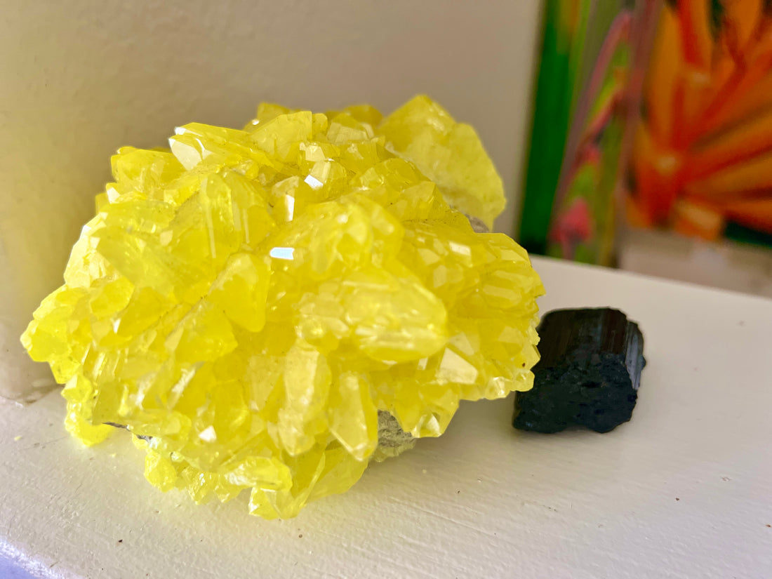My sulfur specimen from Tucson
