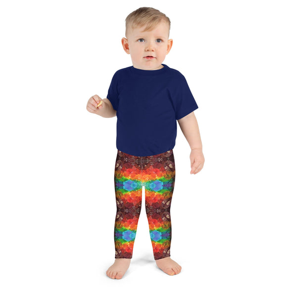Rainbow Amethyst Crystal Kids' Leggings