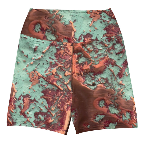 The copper yoga shorts