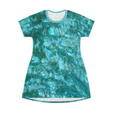 Sea Mist Abalone T-Shirt Shift Dress