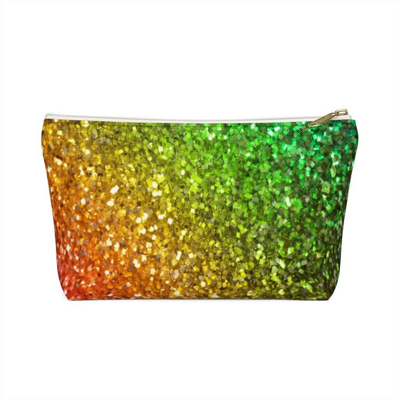 Sparkle Style Co. Rainbow Frequency Glitter Cosmetic Bag