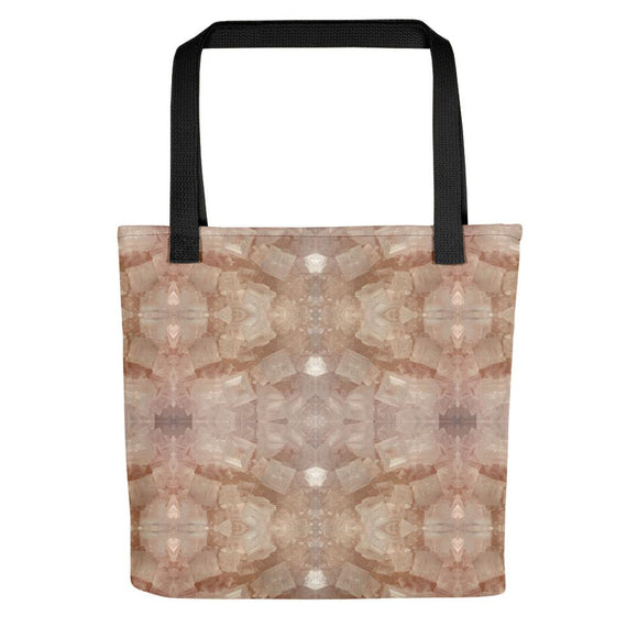 Sparkle Style Co. Pink Halite Crystal Tote Bag. Available in Black, Red and Yellow Handles. This 15