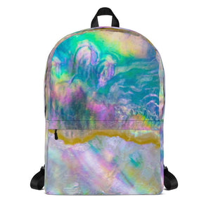 Pastel Abalone Waves Backpack