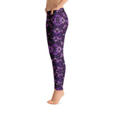 Amethyst Crystal Faceted Leggings