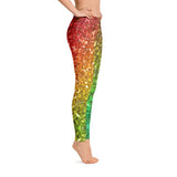 Rainbow Frequency Glitter Leggings (Jaima)
