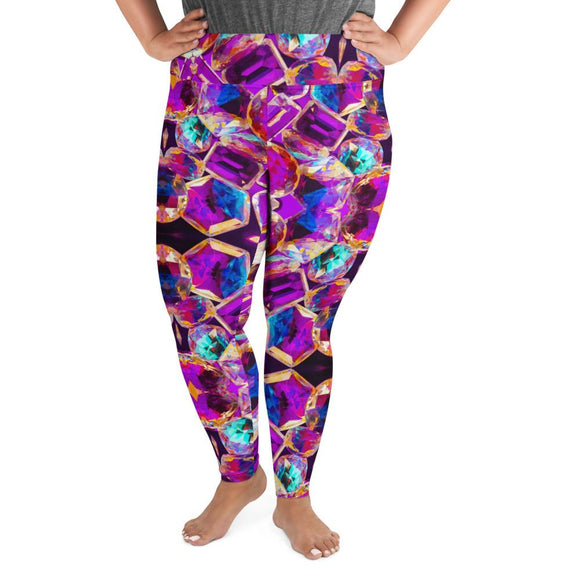 Mystic Aura Topaz High Waisted Leggings