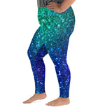 Aurora Australis Glitter Leggings Plus