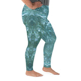 Sea Mist Abalone High Waisted Leggings