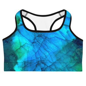Labradorite Labradorescence Sports Bra