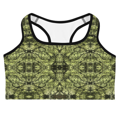Moldavite Tektite Sports Bra