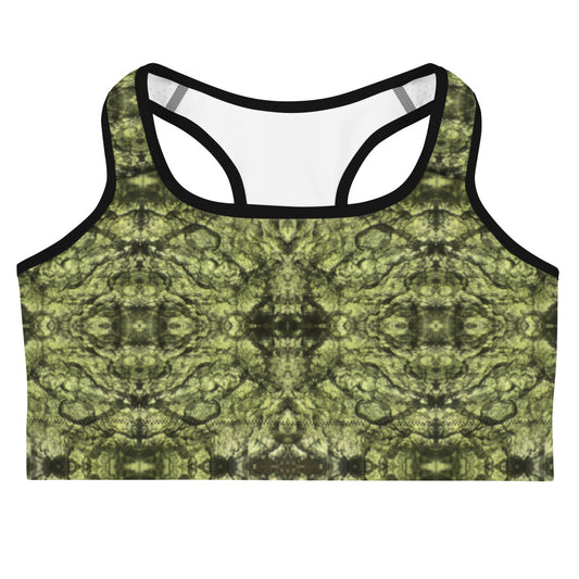 Moldavite Tektite Sports Bra