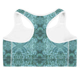 Sea Mist Abalone Mosaic Sports Bra