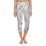 Mother of Pearl Mosaic High Waisted Capri