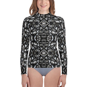 Hematite Shield Youth Rash Guard