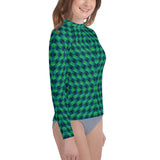 Ethereal Glitter Youth Rash Guard