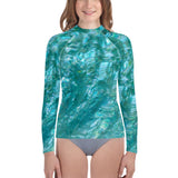 Sea Mist Abalone Youth Rash Guard
