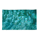 Sea Mist Abalone Throw  Pillow Cover