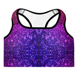 Celestial Glitter Padded Sports Bra